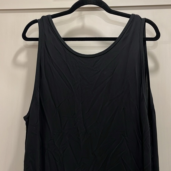 EUC Simple black midi length fully lined sleeveless dress from Helmut Lang - Picture 6 of 13